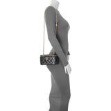 Chanel Black Quilted Lambskin Small Pillow Crush Vanity Case With Chain Handbags Chanel