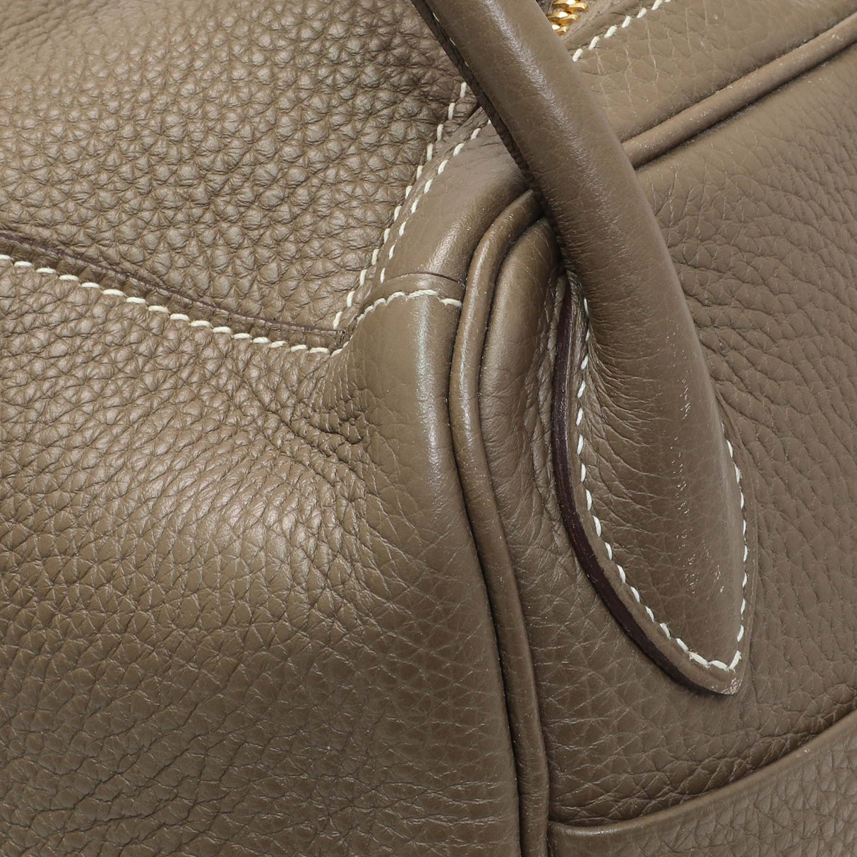 Hermes Etoupe Taurillon Clemence Lindy 30