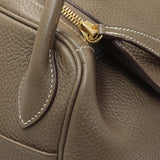 Hermes Etoupe Taurillon Clemence Lindy 30
