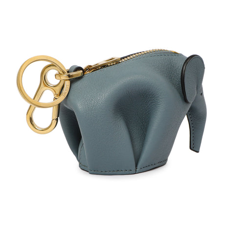 Loewe Stone Blue Calfskin Elephant Charm