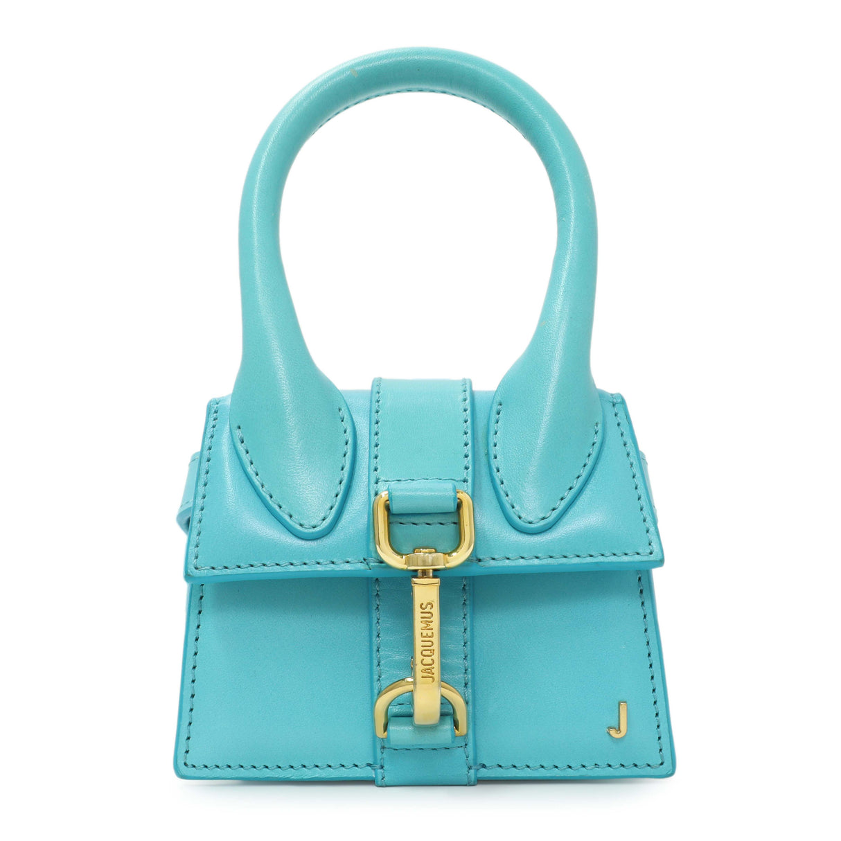 Jacquemus Blue Smooth Calfskin Le Chiquito Montagne