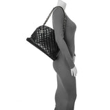 Chanel Glazed Calfskin Quilted Large Mademoiselle Bowling Bag Handbags Chanel