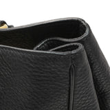 Prada Black Vitello Daino Shopping Tote Handbags Prada