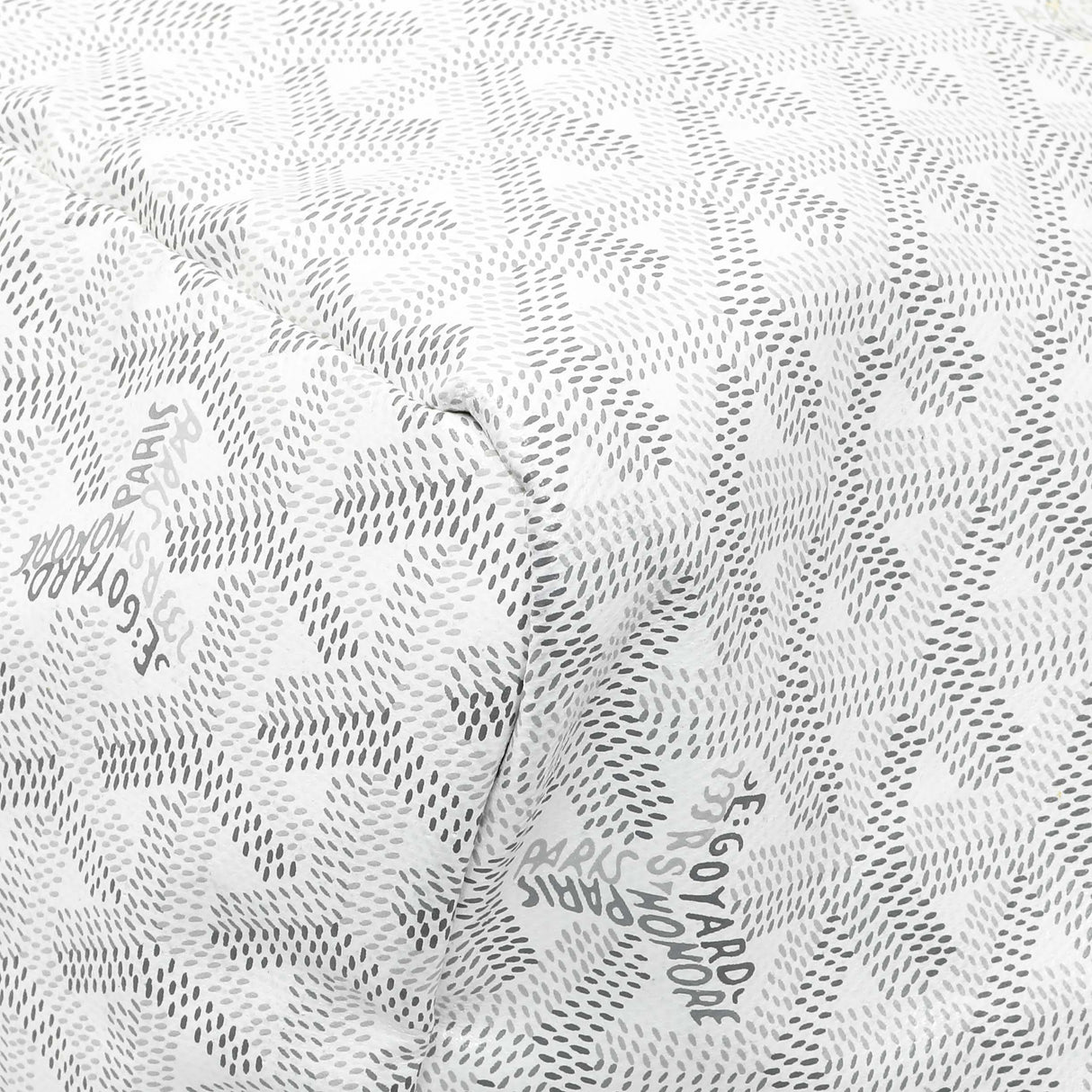 Goyard White Goyardine Saint Louis PM