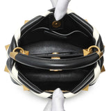 Valentino Black Nappa Small Roman Stud The Handle Bag Handbags Valentino