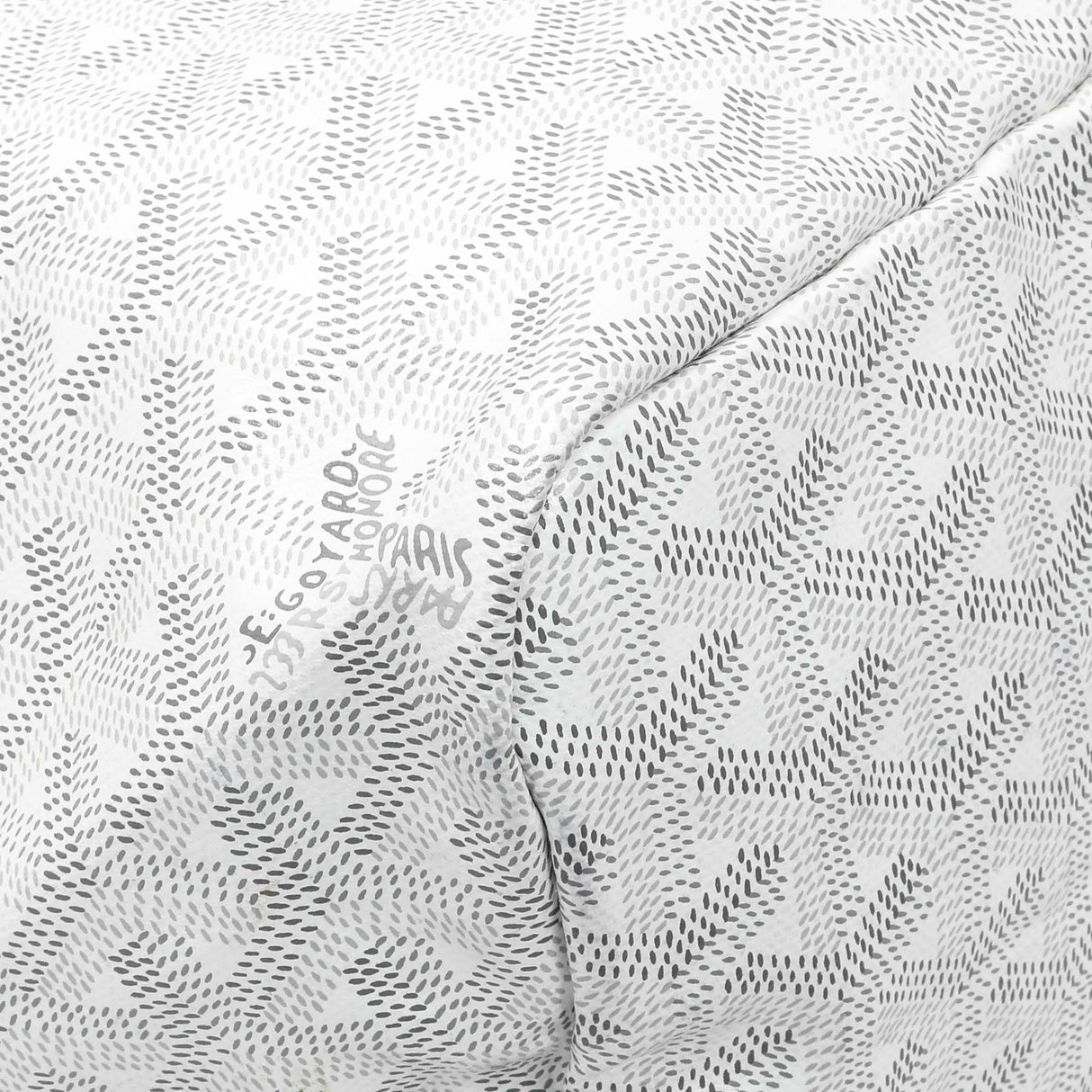 Goyard White Goyardine Saint Louis PM