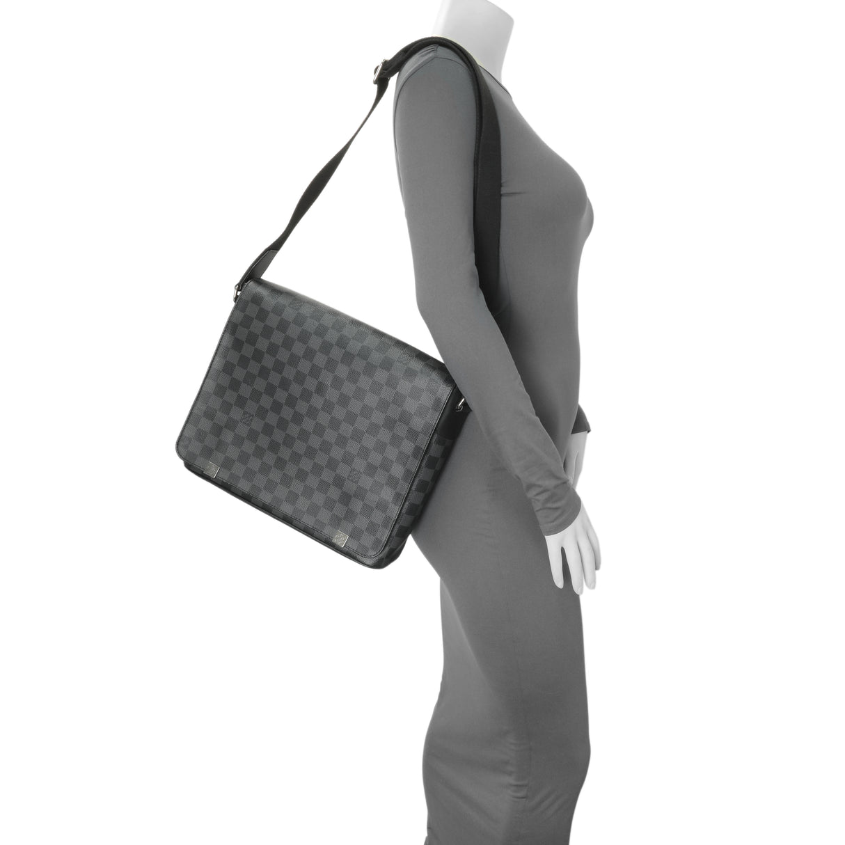 Louis Vuitton Damier Graphite District Messenger Handbags Louis Vuitton