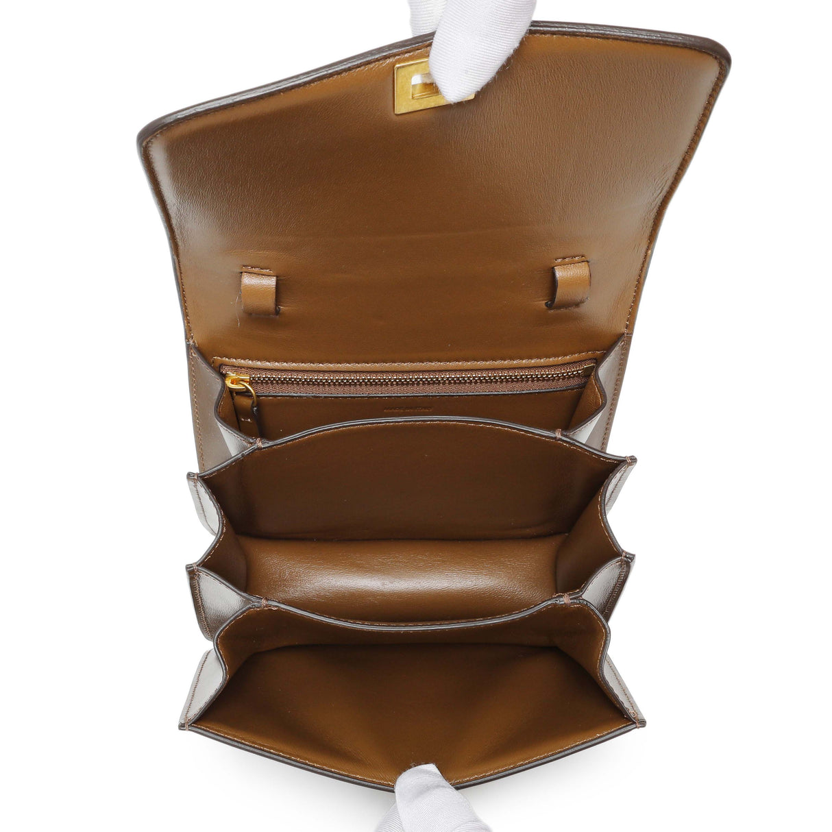 Celine Camel Box Calfskin Small Classic Box Flap Bag Handbags Celine