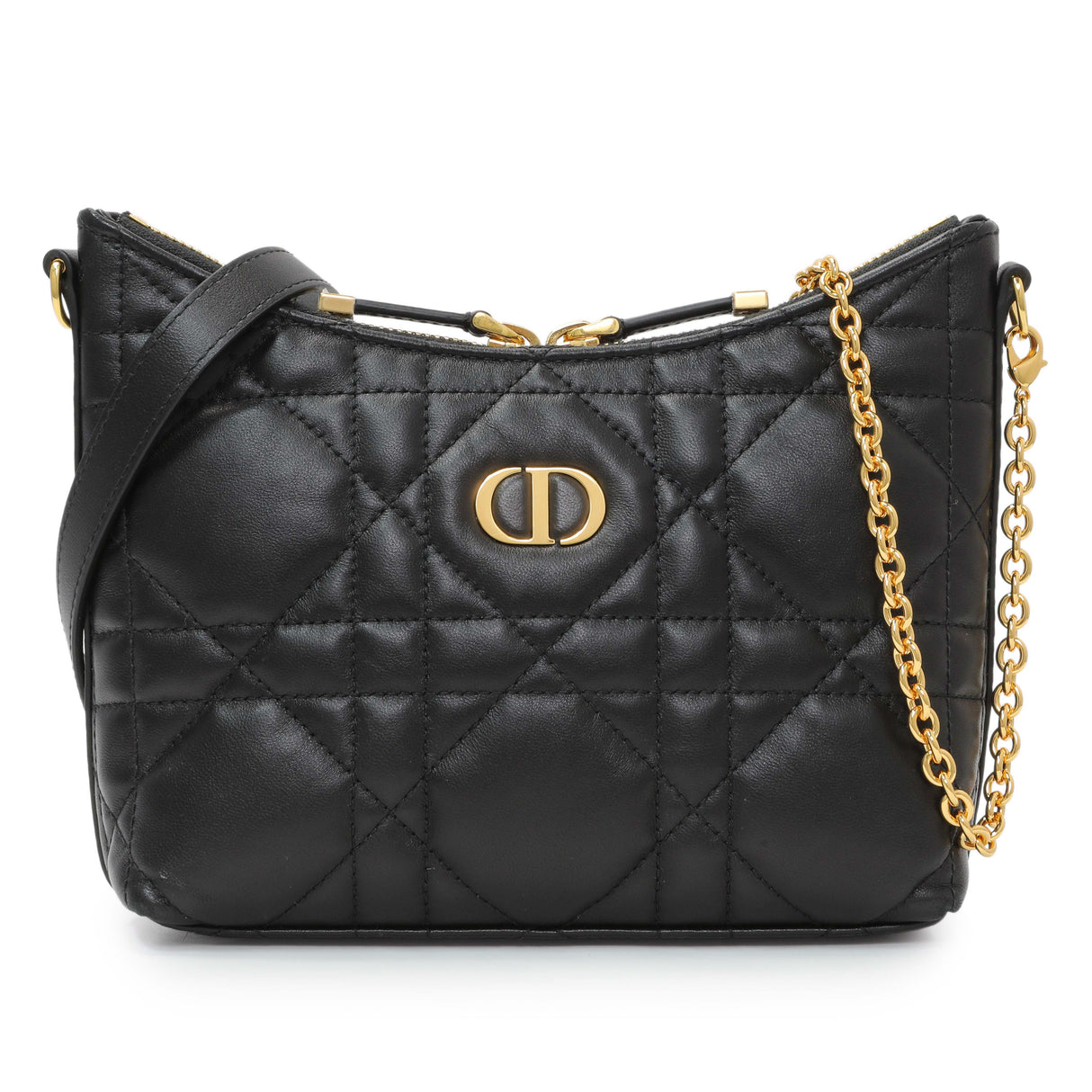 Christian Dior Black Miss Caro Diorling Mini Bag with Chain Handbags Christian Dior