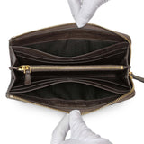 Miu Miu Grey Nappa Matelasse Zip Wallet Accessories Miu Miu