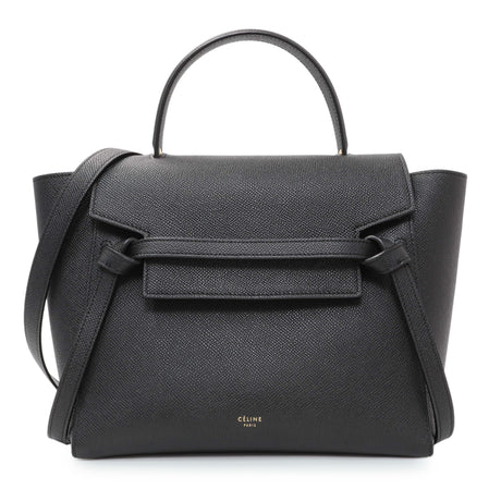 Celine Black Grained Calfskin Micro Belt Bag Handbags Celine