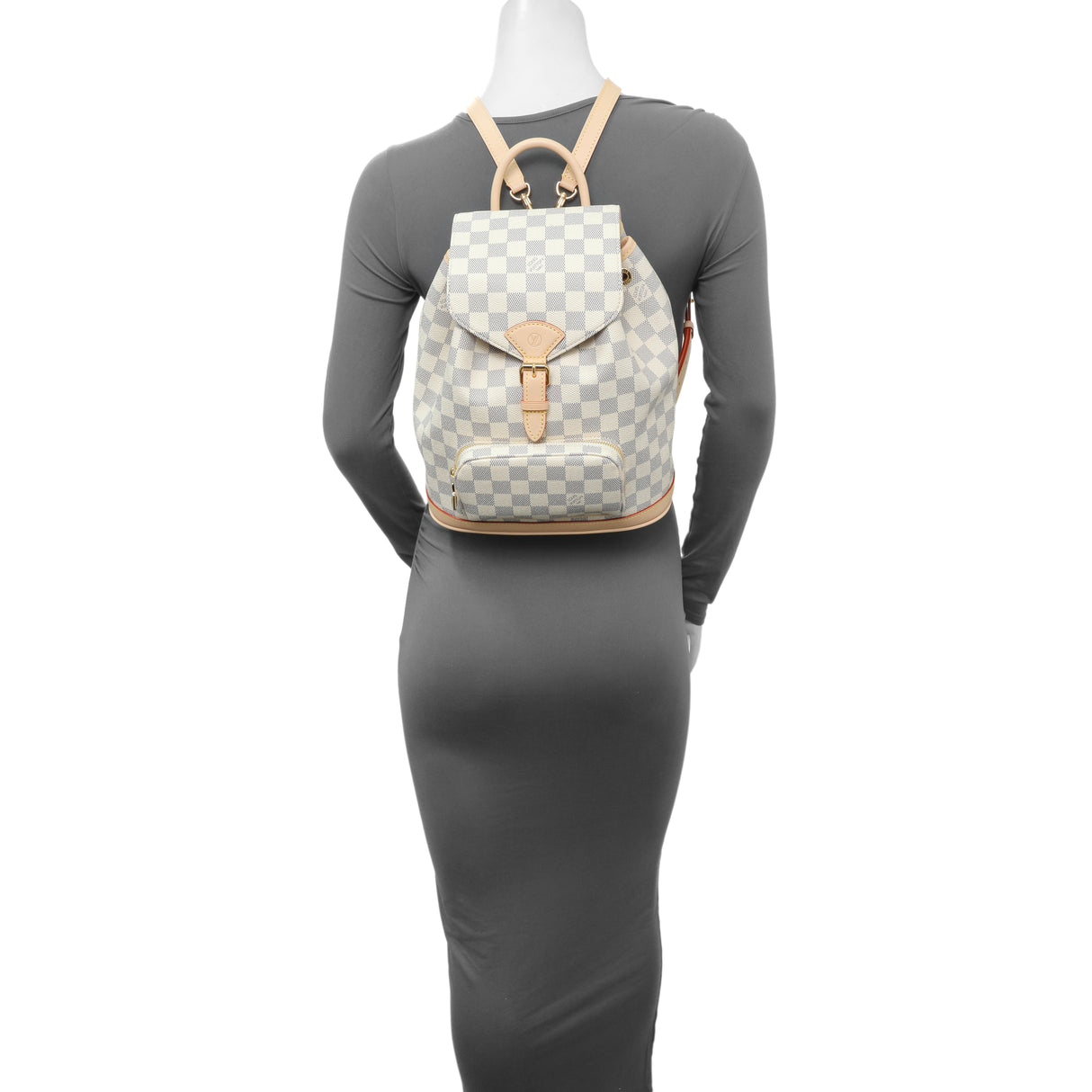 Louis Vuitton Damier Azur Montsouris PM Handbags Louis Vuitton