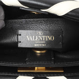 Valentino Black Nappa Small Roman Stud The Handle Bag Handbags Valentino