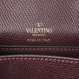 Valentino Bordeaux Garavani V-logo Signature Phone Holder Crossbody Handbags Valentino