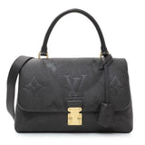 Louis Vuitton Black Empreinte Monogram Giant Madeleine MM Handbags Louis Vuitton