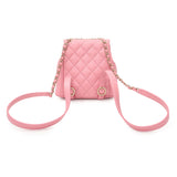 Chanel Pink Calfskin Small Duma Backpack Handbags Chanel