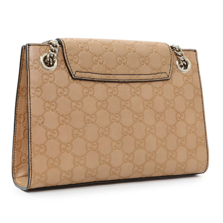 Gucci Beige Guccissima Emily Small Chain Shoulder Bag Handbags Gucci