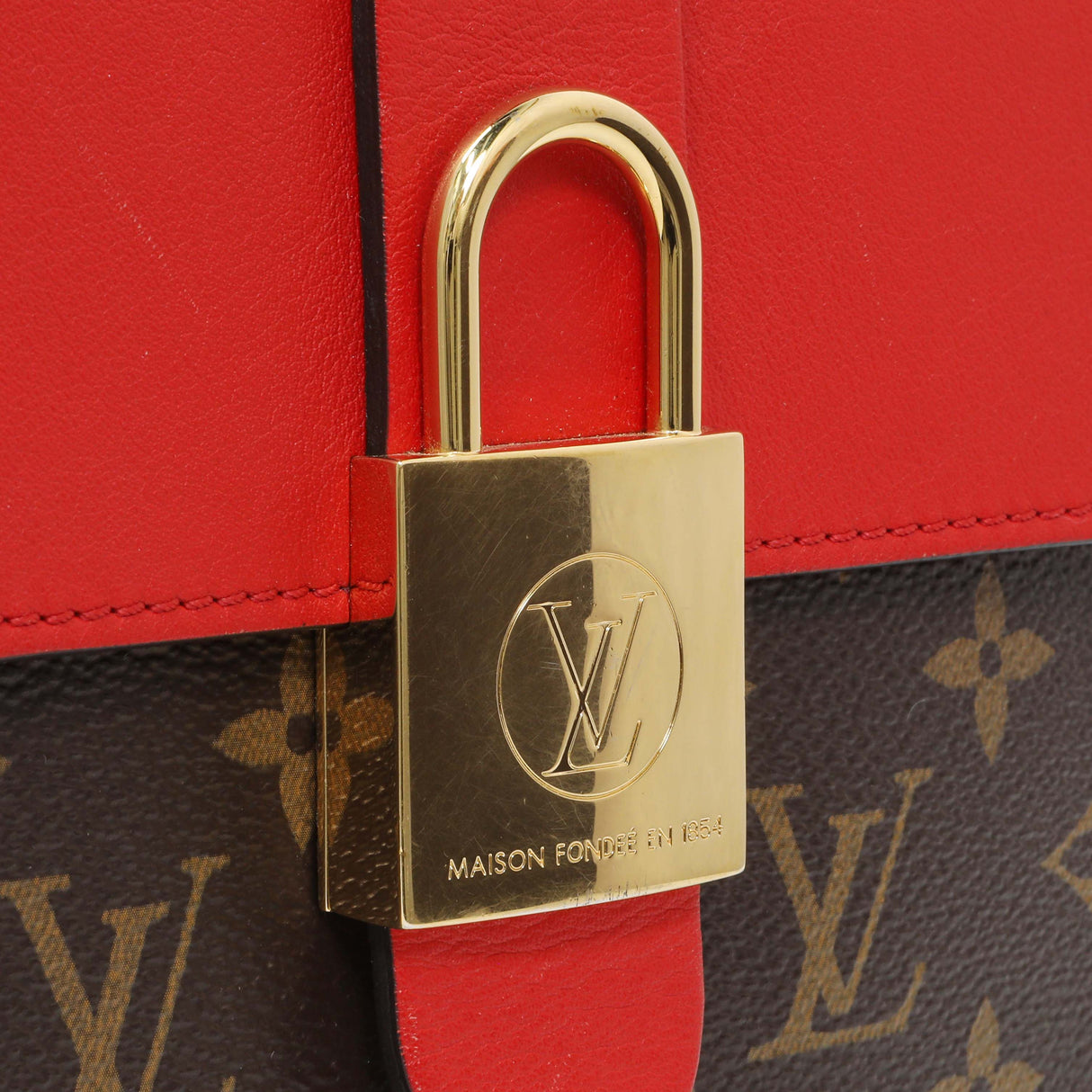 Louis Vuitton Monogram Coquelicot Locky BB Handbags Louis Vuitton
