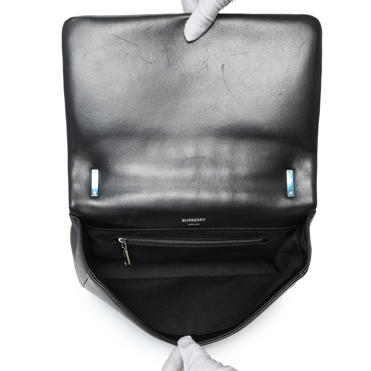 Burberry Black Lambskin Quilted Medium Lola Bag Handbags Burberry