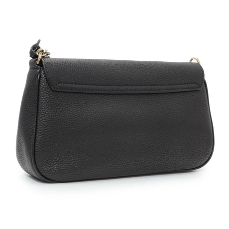 Gucci Black Pebbled Calfskin Medium Soho Flap Crossbody