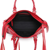 Balenciaga Red Agneau Classic Hardware S City Handbags Balenciaga