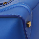 Celine Blue Smooth Calfskin Mini Luggage Tote