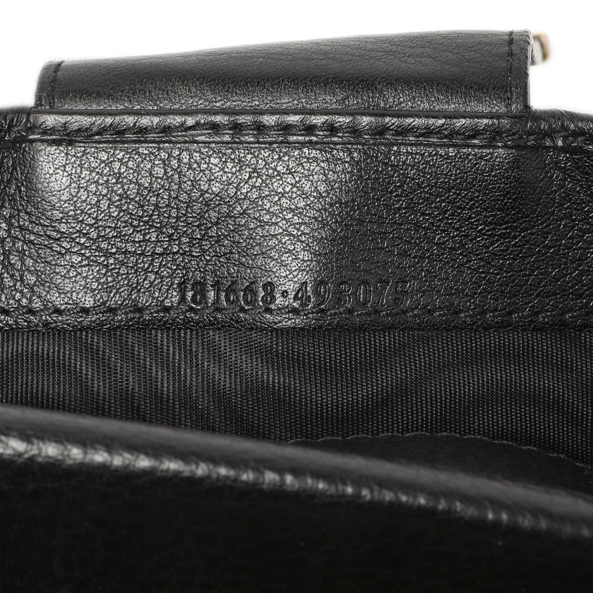 Gucci Black Guccissima Web Long Wallet