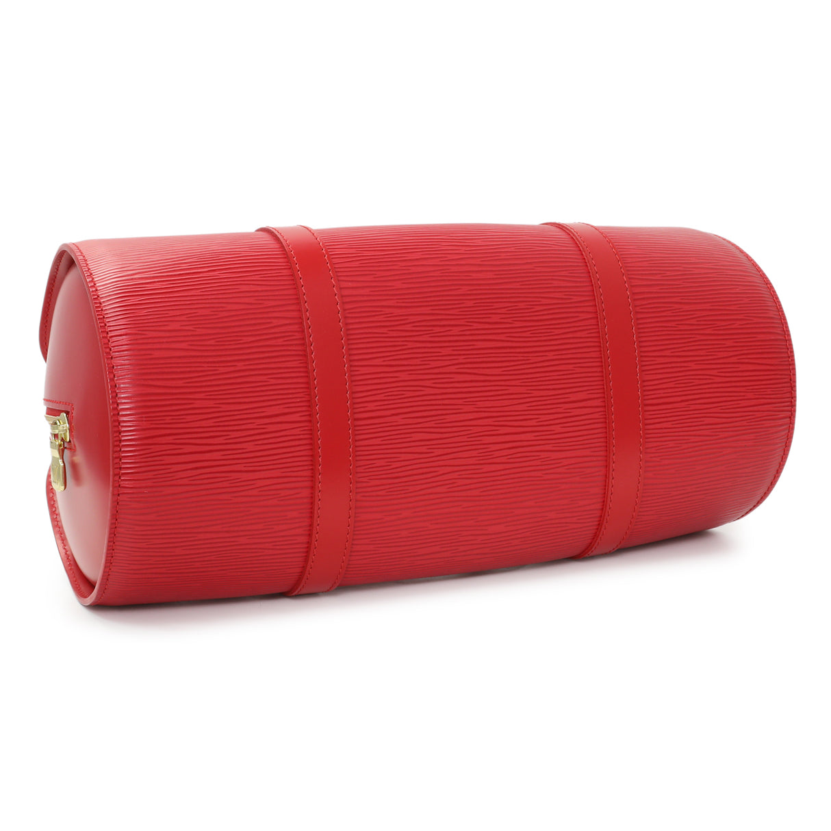 Louis Vuitton Red Epi Soufflot w/ Pouch Handbags Louis Vuitton