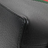 Gucci Black Calfskin GG Web Small Dome Shoulder Bag Handbags Gucci