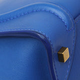 Celine Blue Smooth Calfskin Mini Luggage Tote