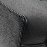 Gucci Black Calfskin GG Web Small Dome Shoulder Bag Handbags Gucci