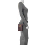 Valentino Bordeaux Garavani V-logo Signature Phone Holder Crossbody Handbags Valentino