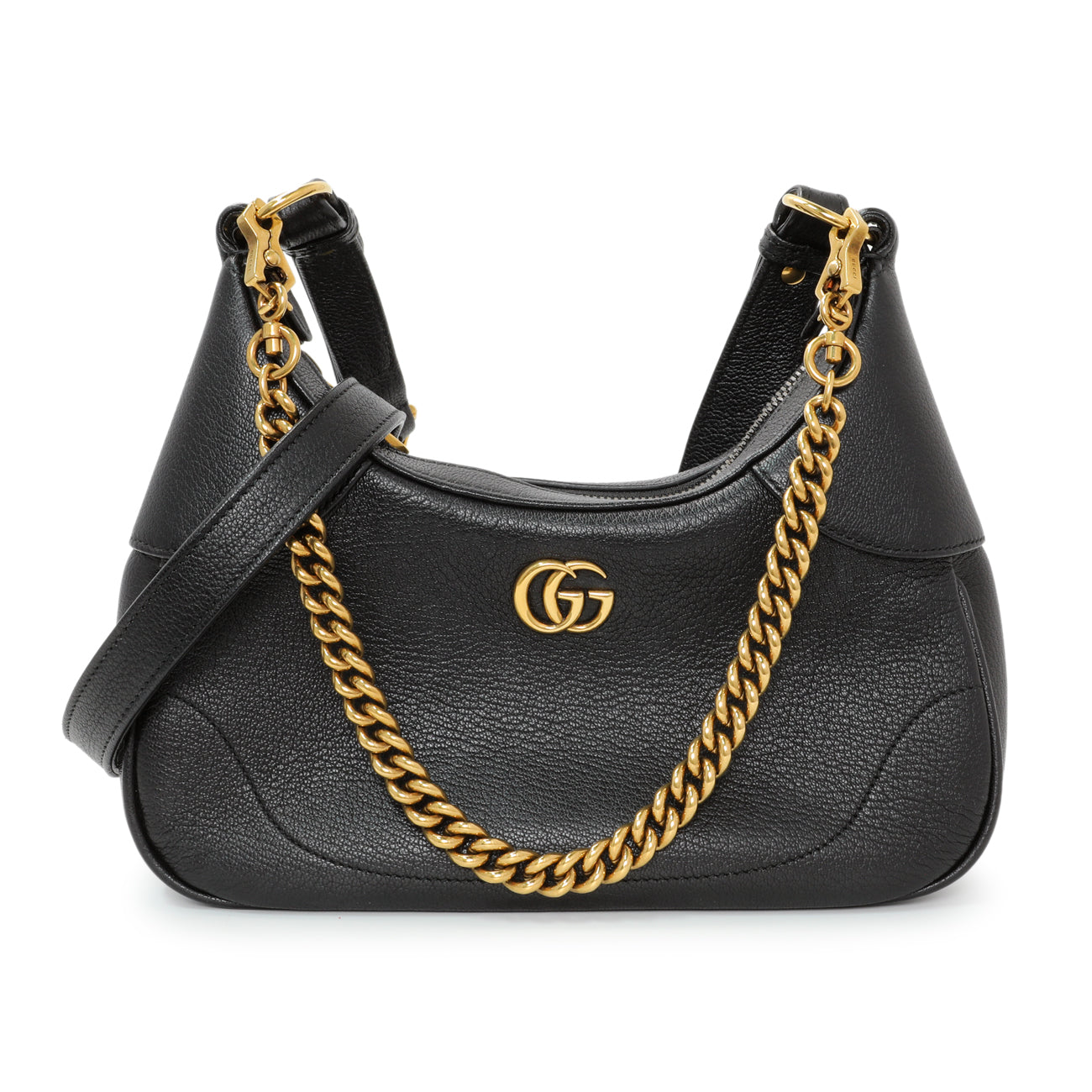 Gucci Black Goatskin Small Aphrodite Shoulder Bag – Modaselle