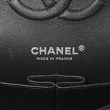 Chanel Black Pink Quilted Patent Medium Classic Double Flap