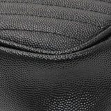 Saint Laurent Black Grain De Poudre Matelasse Monogram Mini Lou Camera Bag Handbags Saint Laurent