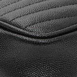 Saint Laurent Black Grain De Poudre Matelasse Monogram Mini Lou Camera Bag Handbags Saint Laurent