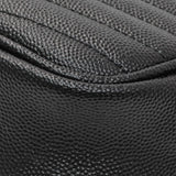 Saint Laurent Black Grain De Poudre Matelasse Monogram Mini Lou Camera Bag Handbags Saint Laurent