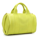 Alexander Wang Lime Green Pebbled Lambskin Rocco