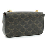 Celine Triomphe Canvas Claude Chain Shoulder Bag Handbags Celine