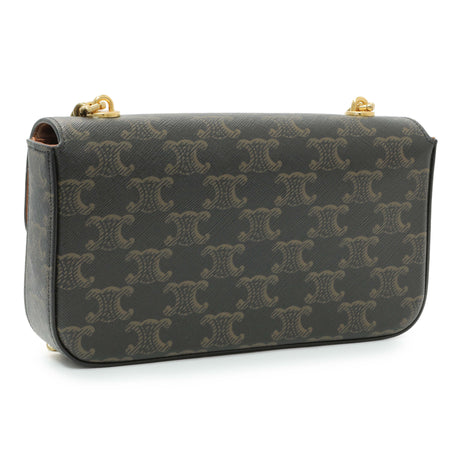 Celine Triomphe Canvas Claude Chain Shoulder Bag Handbags Celine