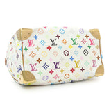 Louis Vuitton White Multicolor Speedy 30 Handbags Louis Vuitton