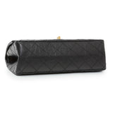 Chanel Black Quilted Aged Calfskin 2.55 Reissue Flap 225 Handbags Chanel
