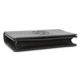 Gucci Black Pebbled Calfskin Soho Wallet on Chain Handbags Gucci