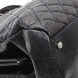 Chanel Glazed Calfskin Quilted Large Mademoiselle Bowling Bag Handbags Chanel