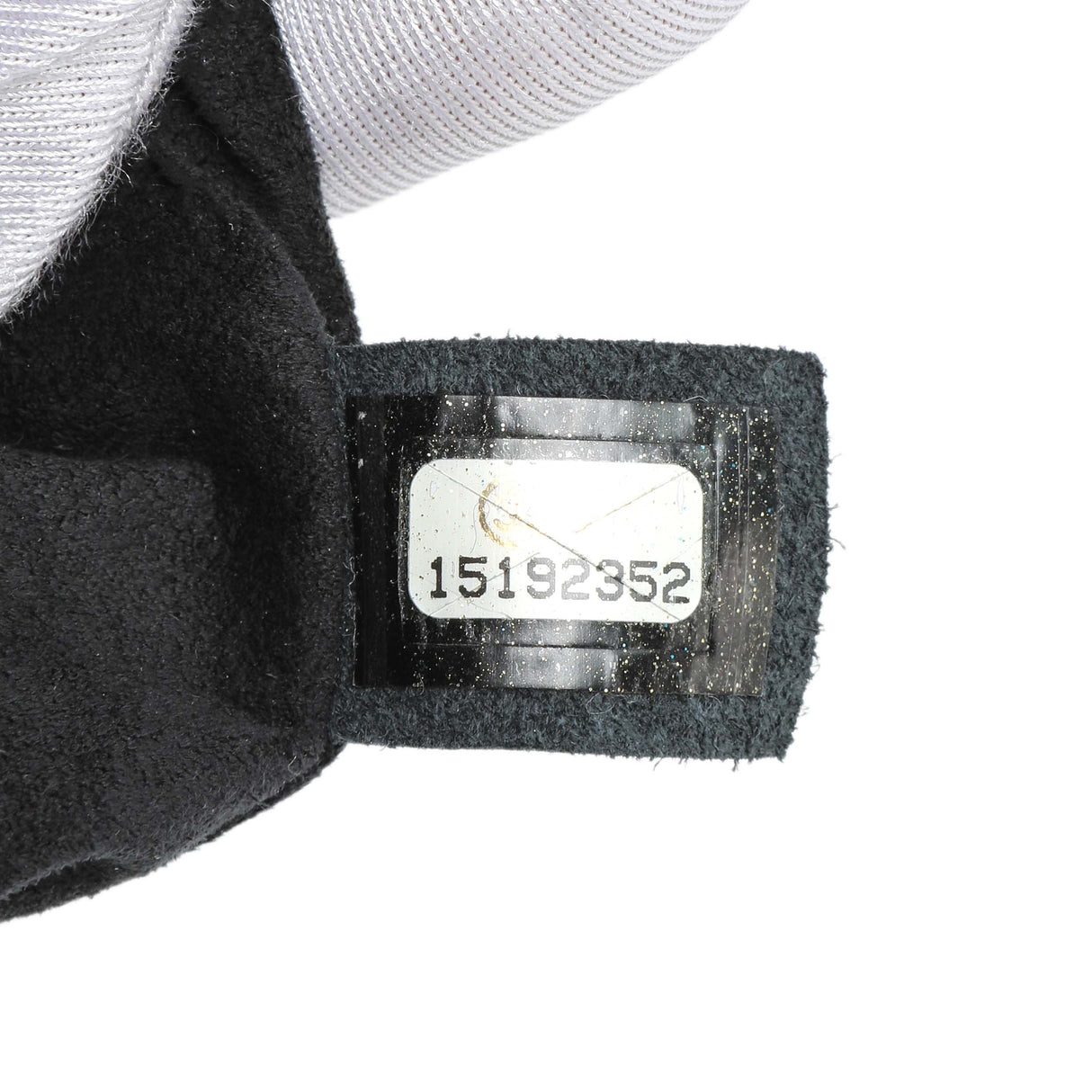 Chanel Black Irridescent Calfskin Crystal CC Mini Flap