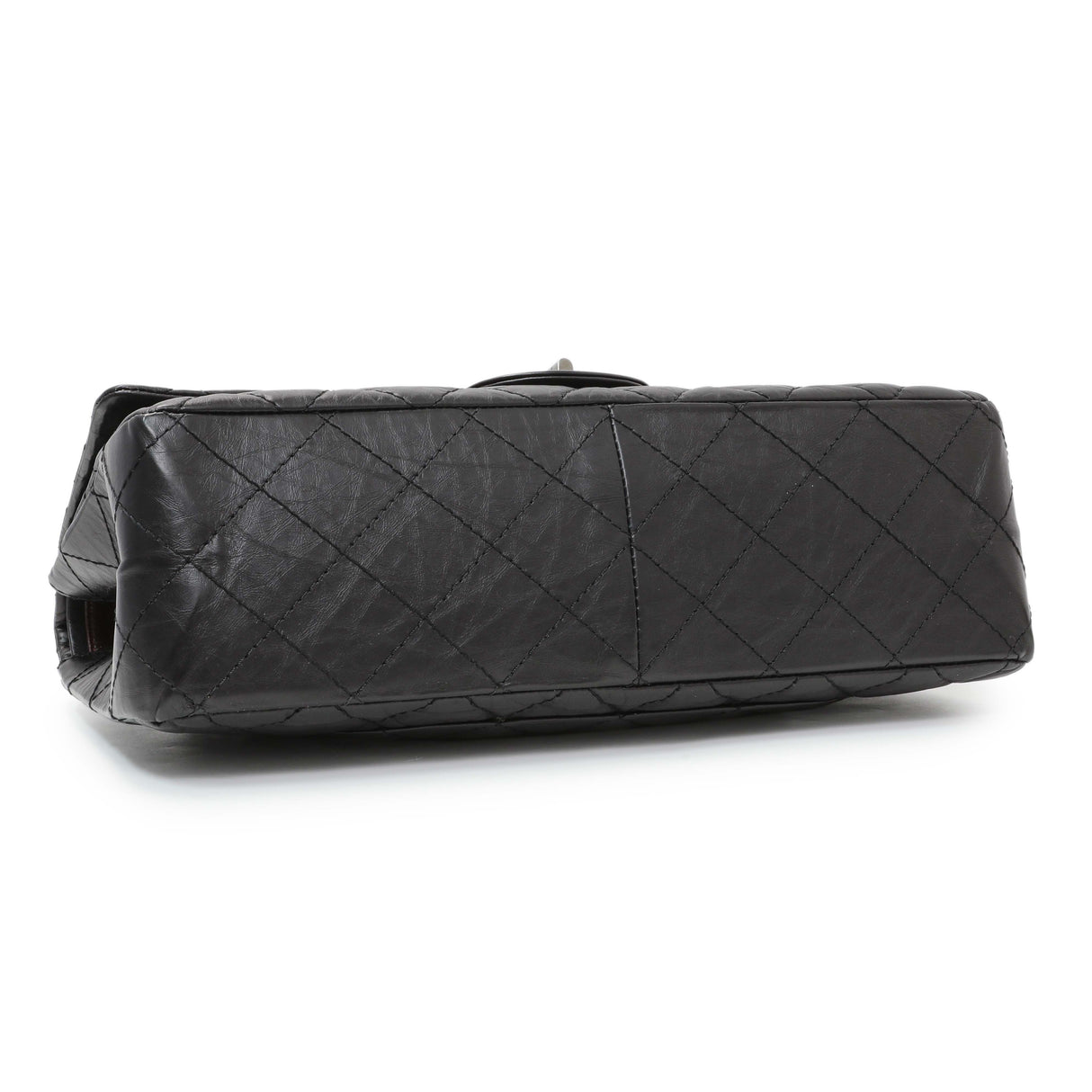 Chanel Black Quilted Aged Calfskin 2.55 Reissue 227 Flap Handbags Chanel