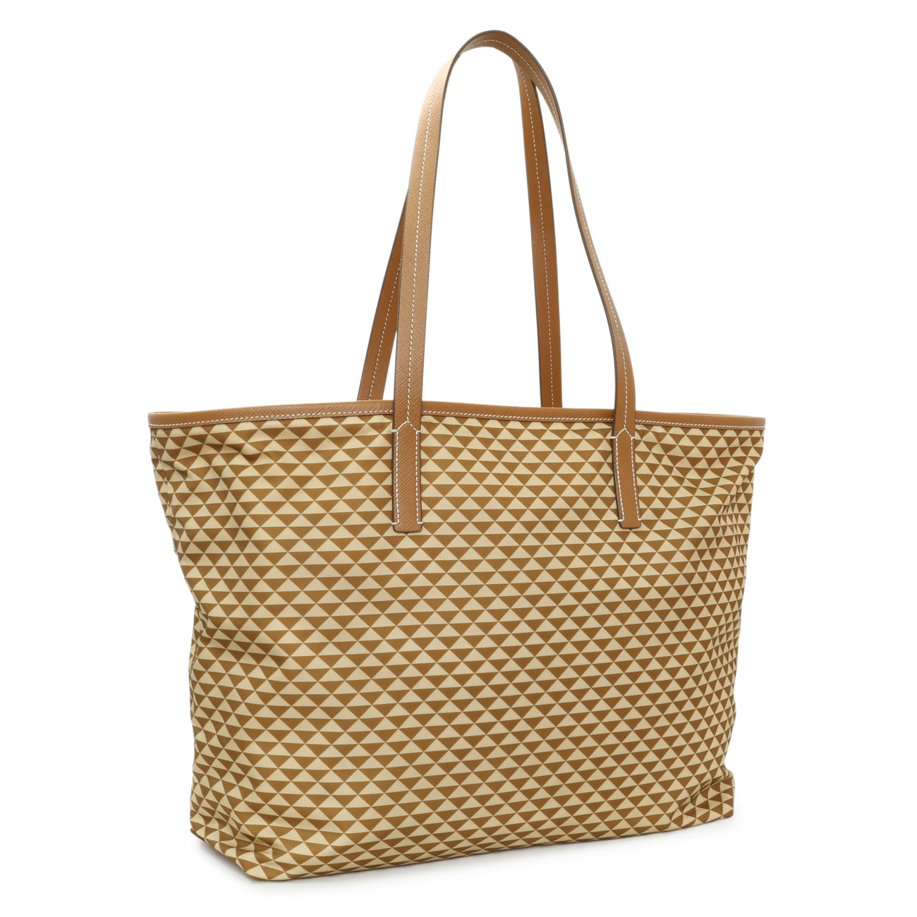 Prada Re-Nylon Saffiano Triangolo Symbole Shopping Tote – Modaselle