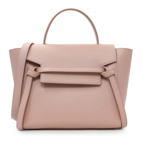 Celine Pink Grained Calfskin Micro Belt Bag Handbags Celine