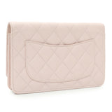 Chanel Pink Quilted Caviar Wallet on Chain Handbags Chanel