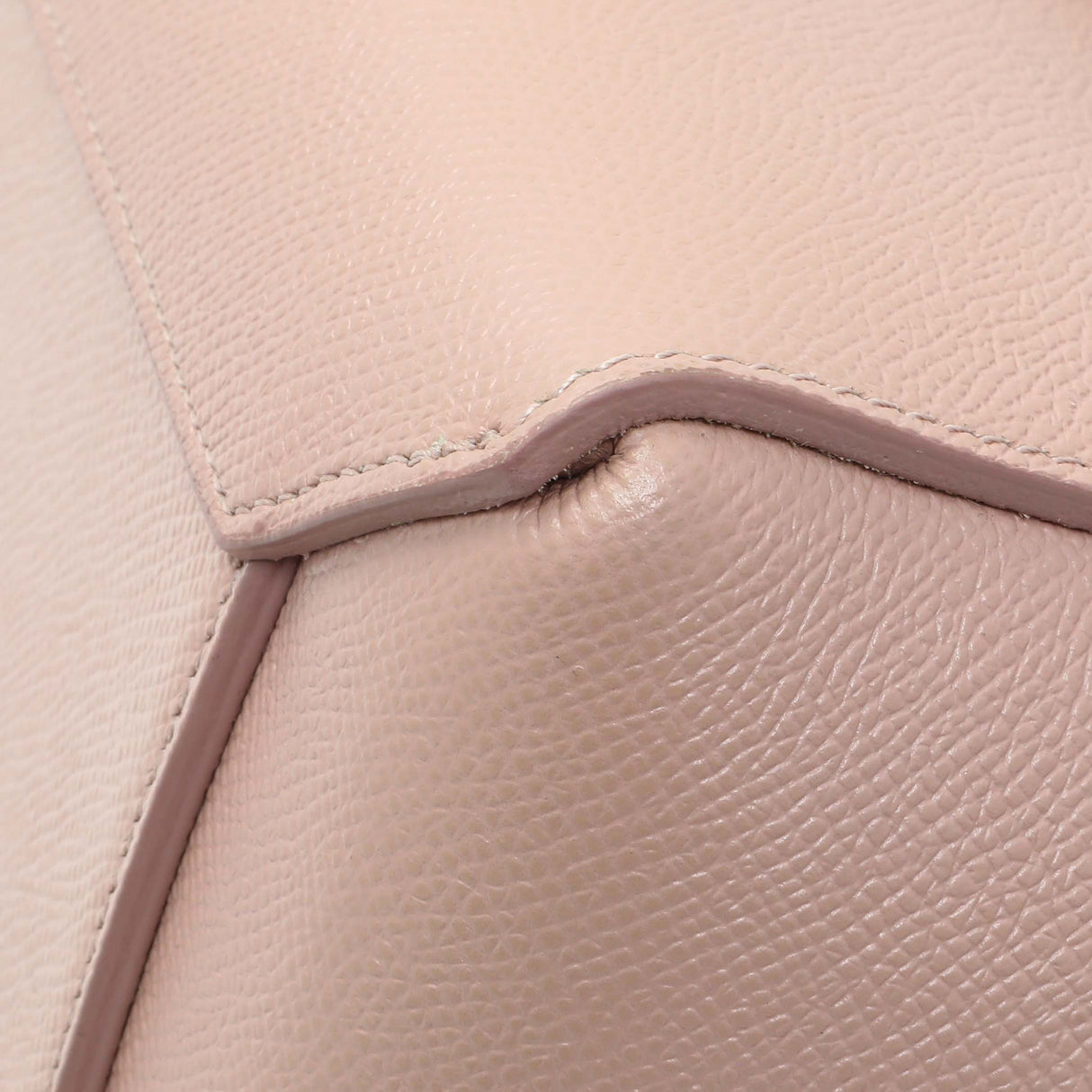 Celine Pink Grained Calfskin Micro Belt Bag Handbags Celine